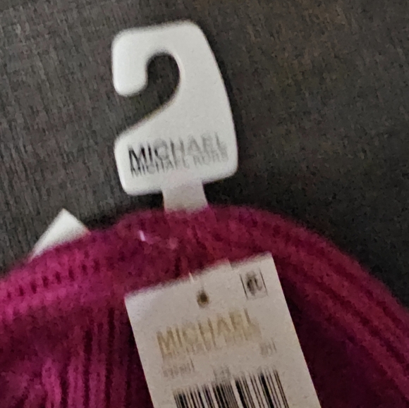 Michael Kors Women's colorblocked Plaited Fisherman Rib Cuff Beanie Win… - Picture 9 of 11